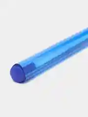 Розовый масляная ручка синяя шариковая Luxor InkGlide 100 Icy  0,7 мм трехгранная