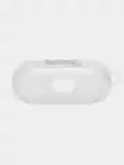 Алый чехол для наушников Apple AirPods 3 силиконовый прозрачный принт Nike / Найк