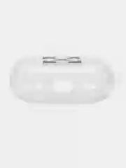 Прозрачный чехол для Apple AirPods Pro 2 силиконовый прозрачный с принтом Nike, Nasa (Найк, Наса))