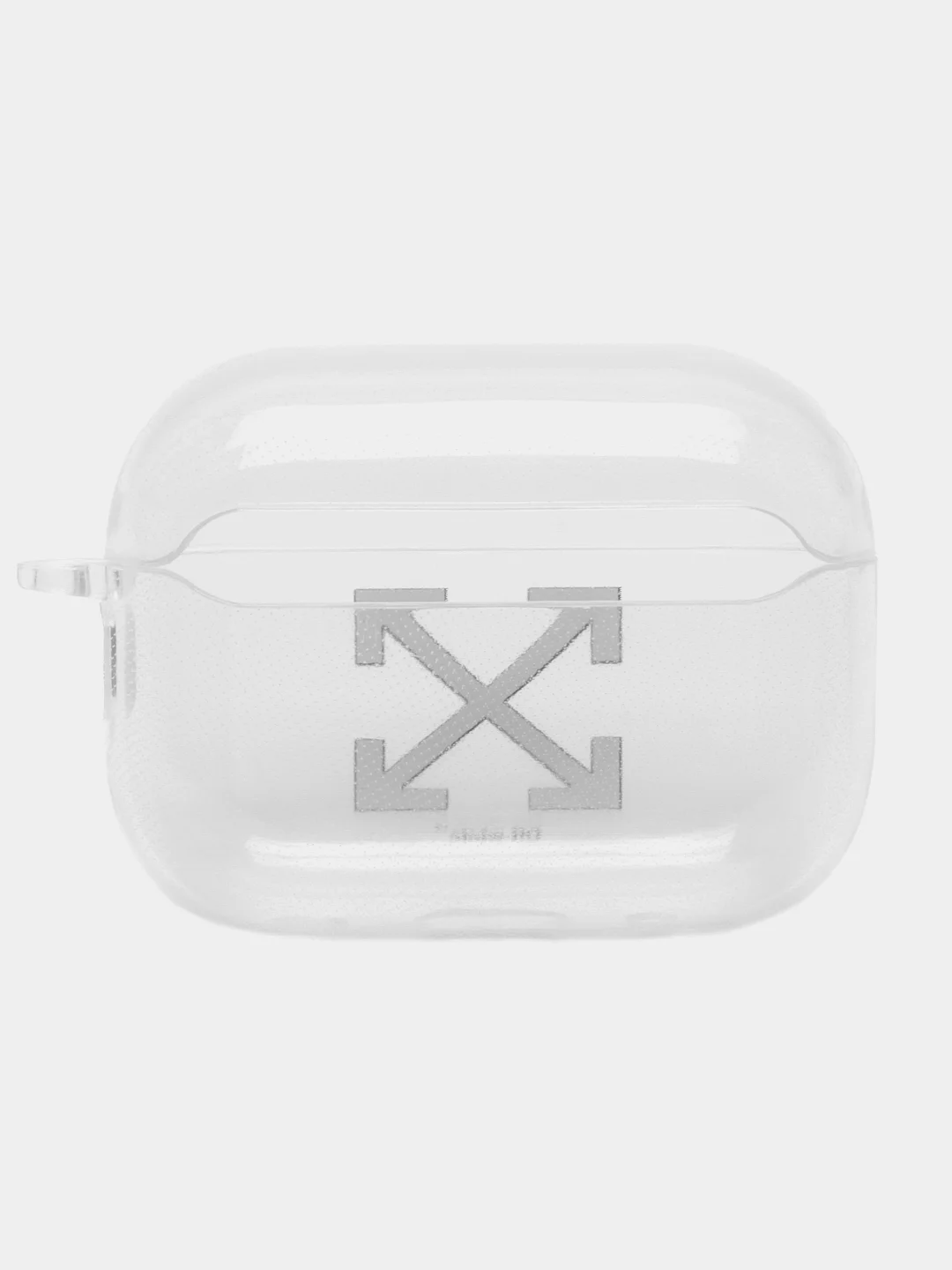 Прозрачный чехол для Apple AirPods Pro 2 силиконовый прозрачный с принтом Nike, Nasa (Найк, Наса))