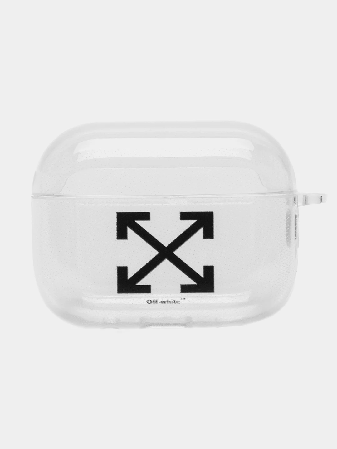 Прозрачный чехол для Apple AirPods Pro 2 силиконовый прозрачный с принтом Nike, Nasa (Найк, Наса))
