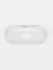 Серебряный чехол для наушников Apple AirPods 3 силиконовый прозрачный принт Nike / Найк