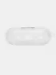 Алый чехол для Apple AirPods Pro 2 силиконовый прозрачный с принтом Nike, Nasa (Найк, Наса))