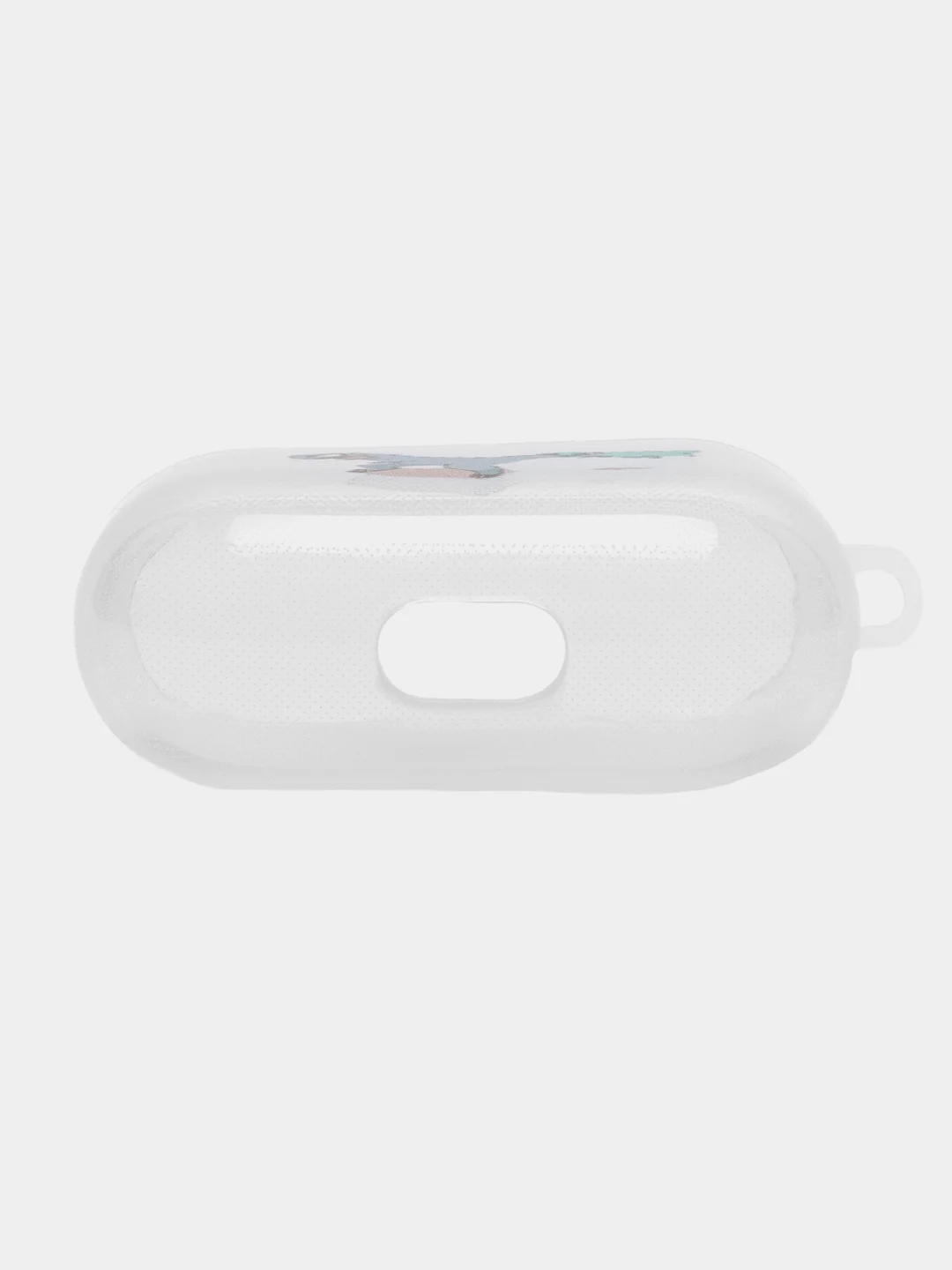 Лесной зеленый чехол для наушников Apple AirPods 3 силиконовый прозрачный принт Nike / Найк