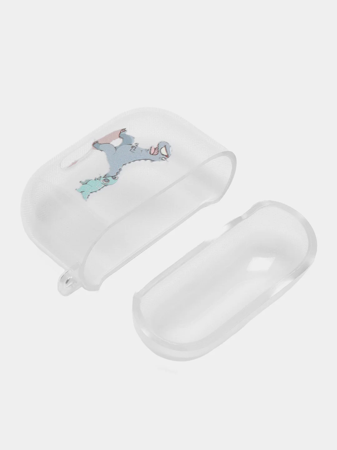 Лесной зеленый чехол для наушников Apple AirPods 3 силиконовый прозрачный принт Nike / Найк