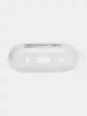 Красный чехол для Apple AirPods Pro 2 силиконовый прозрачный с принтом Nike, Nasa (Найк, Наса))