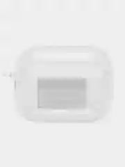 Аметистовый чехол для Apple AirPods Pro 2 силиконовый прозрачный с принтом Nike, Nasa (Найк, Наса))
