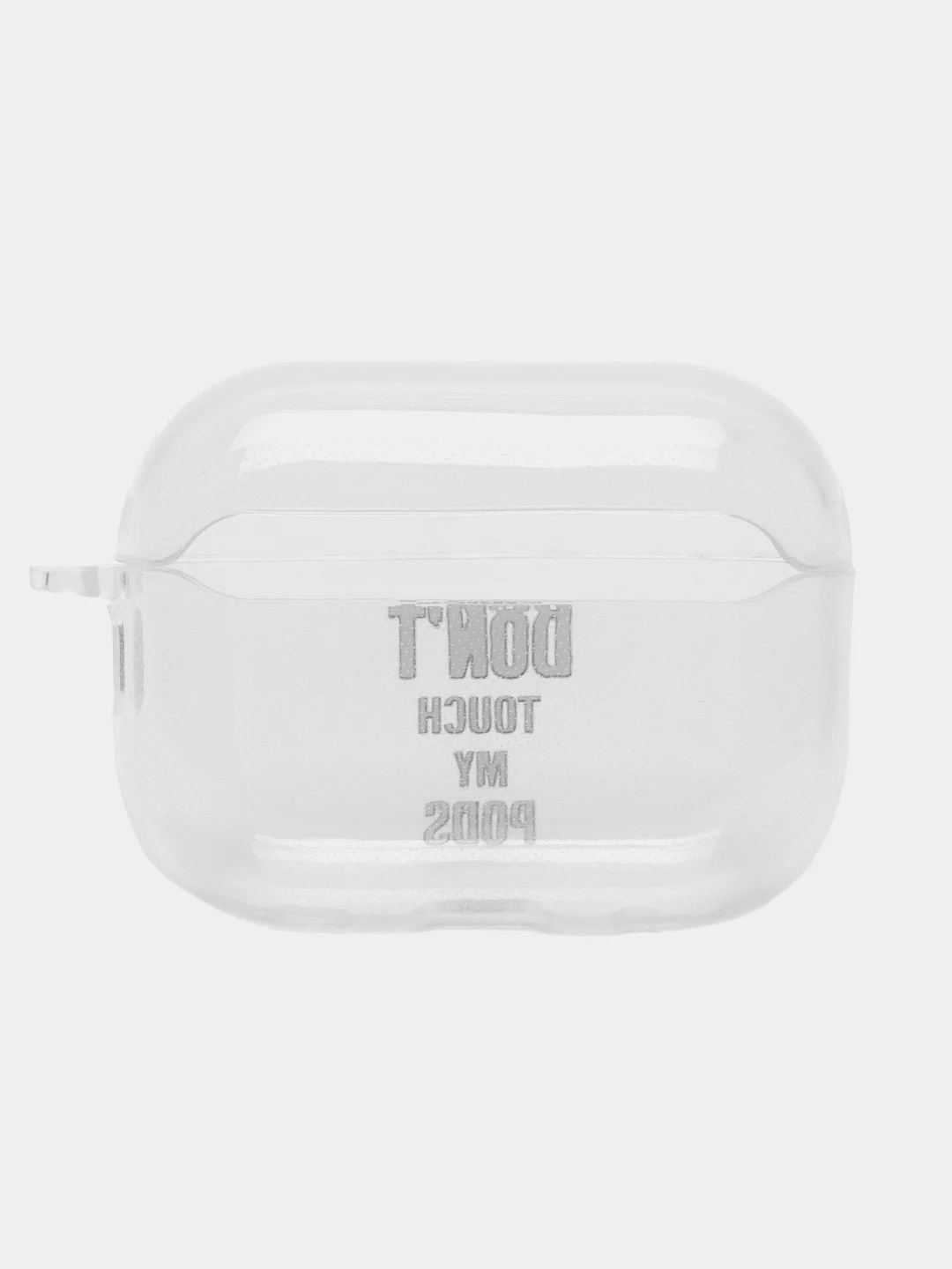 Разноцветный чехол для наушников Apple AirPods 3 силиконовый прозрачный принт Nike / Найк