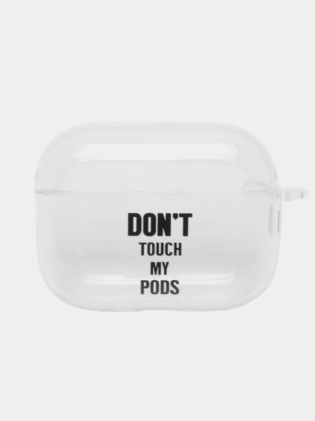 Разноцветный чехол для наушников Apple AirPods 3 силиконовый прозрачный принт Nike / Найк