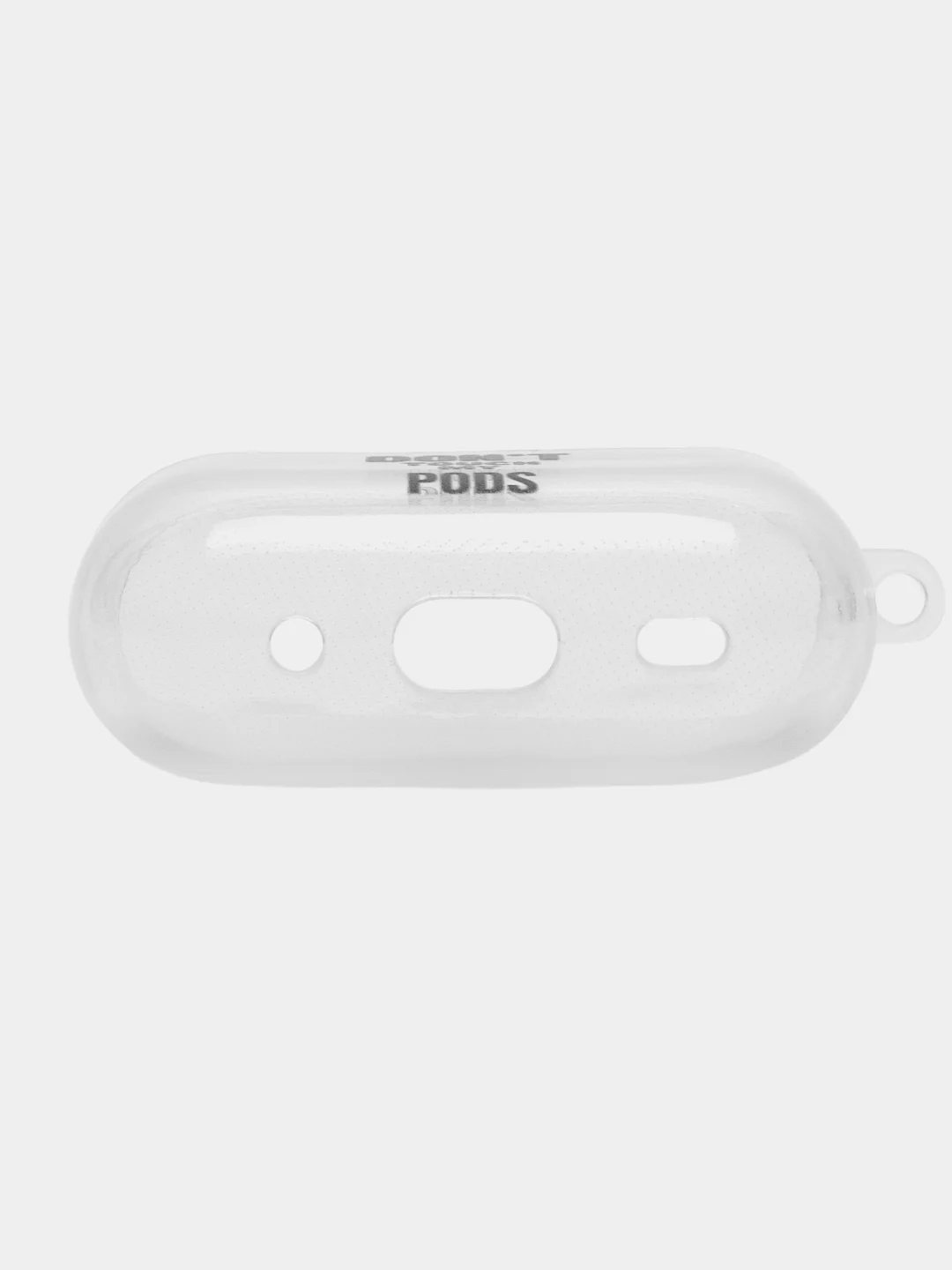 Разноцветный чехол для наушников Apple AirPods 3 силиконовый прозрачный принт Nike / Найк