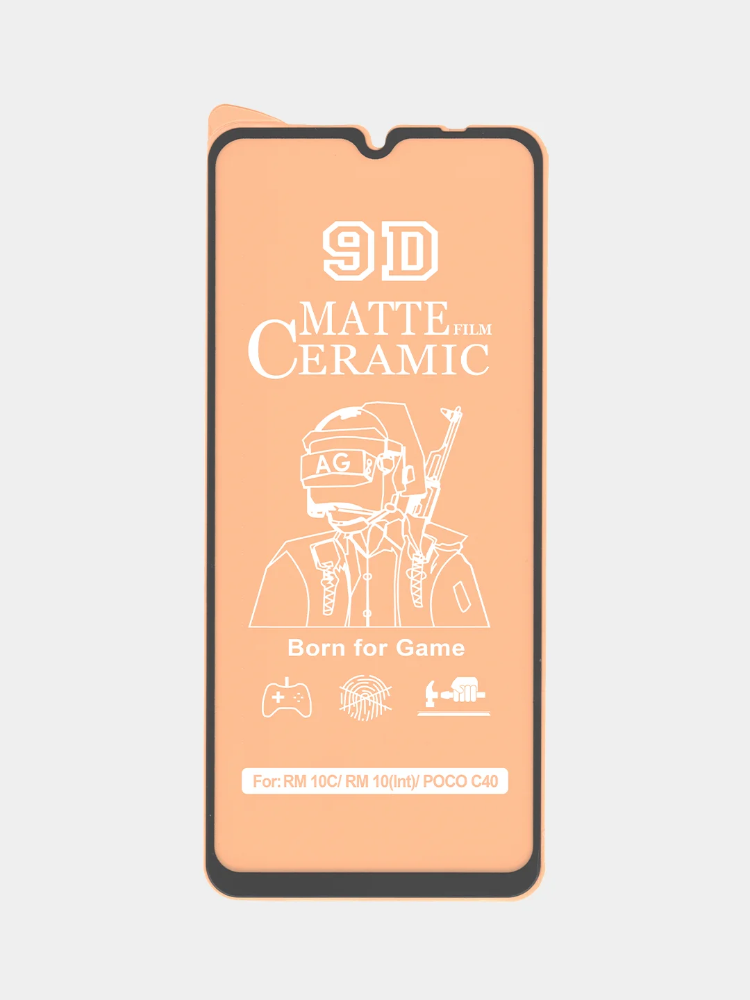 Xiaomi Redmi 12C / Redmi 10C / 10С NFC / Poco C40 керамическая защитная пленка, стекло