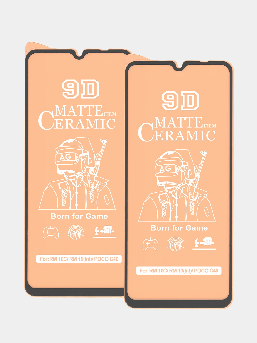 Xiaomi Redmi 12C / Redmi 10C / 10С NFC / Poco C40 керамическая защитная пленка, стекло