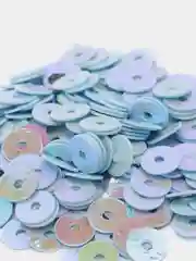 Ледяной пайетки круглые, матовые и глянцевые, 4 мм
