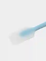 Бирюзовый лопатка кондитерская силиконовая цельная 21 см, кулинарная