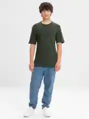 Зелёный хаки футболка мужская