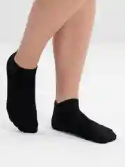 Носки черные, женские, короткие, хлопок