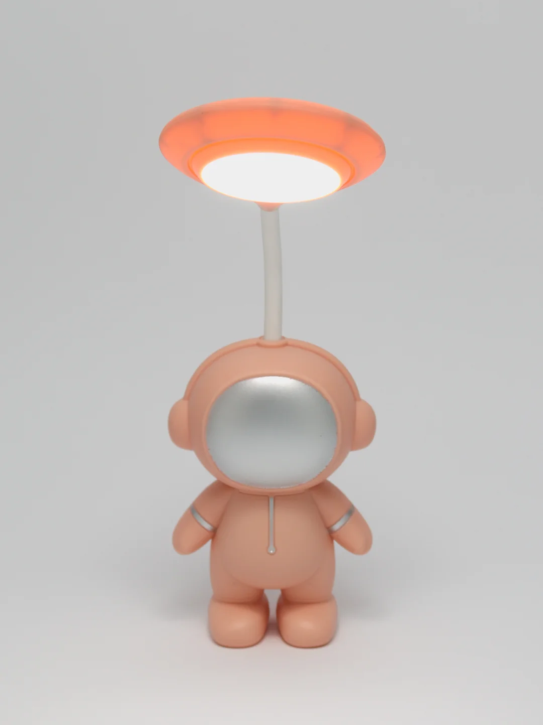 Коралловый настольный LED-светильник с карандашницей, с точилкой