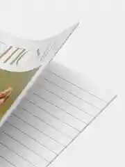 Лимонный тетрадь в линейку
