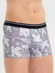 Серый мужские трусы боксеры из бамбука