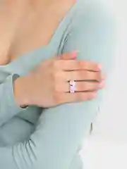 Лавандовый кольцо Мишка