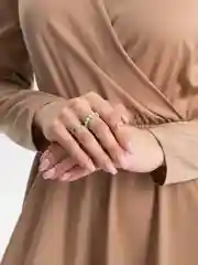 Серебряный набор из 4 колец