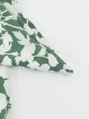 Зеленый платок женский с принтом 70 х 70