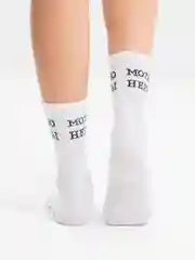 Носки с надписью "Мотаю нервы"