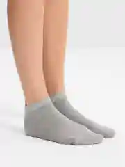 Серый носки короткие унисекс