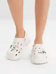 Белый сабо женские с джибитсами