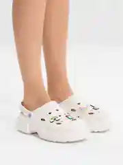 Белый сабо женские с джибитсами