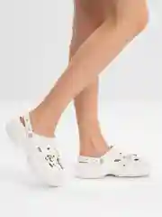 Белый сабо женские с джибитсами