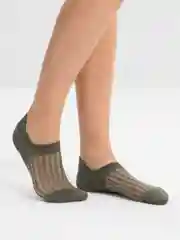 Зелёный хаки подследники женские / Следки мужские / Следки с вентиляцией / Носки - подследники