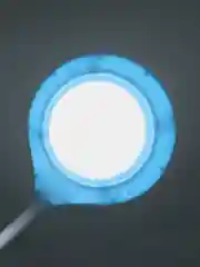 Голубой настольный LED-светильник с карандашницей, с точилкой