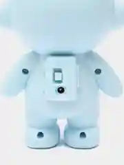 Голубой настольный LED-светильник с карандашницей, с точилкой