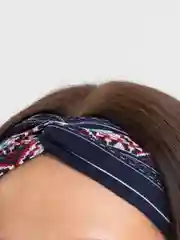 Индиго повязка на голову, ободок для волос
