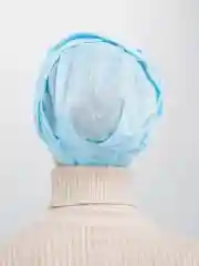 Розовый готовый платок на никах/Готовый платок /головной убор/тюрбан женский/капор /мусульманская