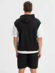 Серый костюм: шорты, футболка, oversize