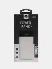 Черный внешний аккумулятор PowerBank, 20000 mАh