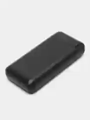 Черный внешний аккумулятор PowerBank, 20000 mАh