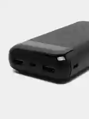 Черный внешний аккумулятор PowerBank, 20000 mАh