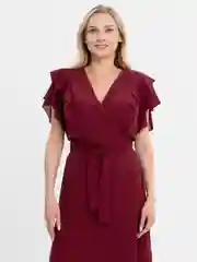 Марсала платье женское, большие размеры