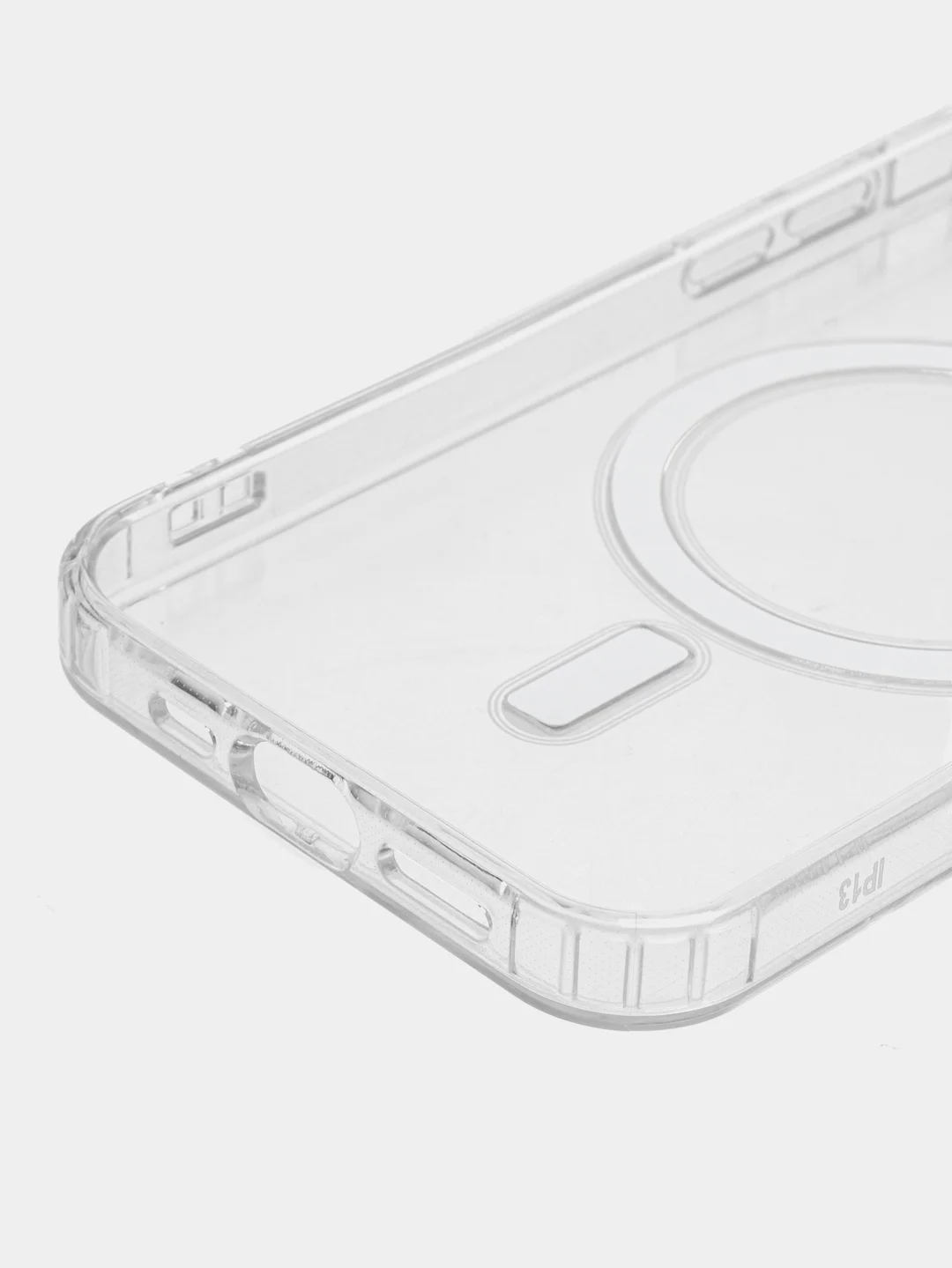 Прозрачный чехол MagSafe для iPhone 11 / 12 / 13 / 14 / Pro / Max, силиконовый, прозрачный