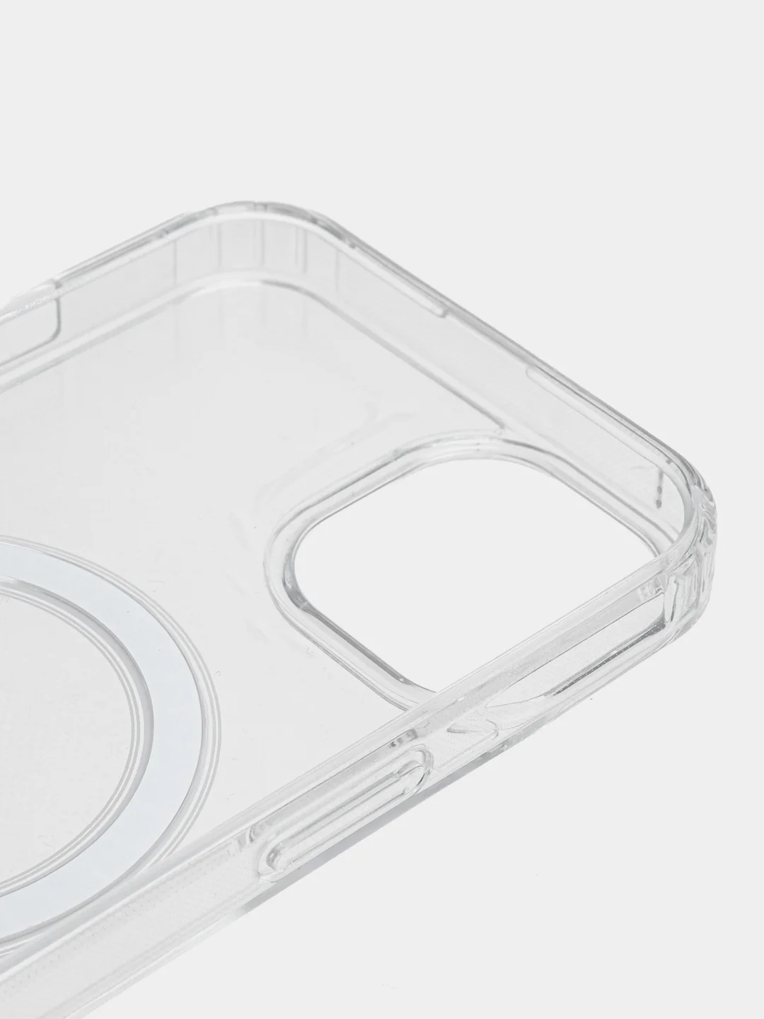 Прозрачный чехол MagSafe для iPhone 11 / 12 / 13 / 14 / Pro / Max, силиконовый, прозрачный
