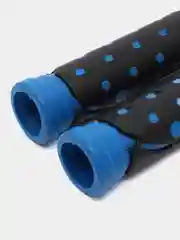 Ручки руля вело (грипсы горох синий, 2 шт., 120 x 28 мм., d22 мм.)