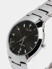 Серебряный швейцарские часы DOM