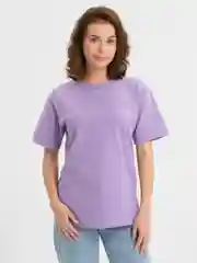 Фиолетовый футболка женская, мужская базовая, больших размеров, oversize, хлопковая