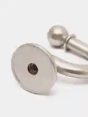 Серебряный крючок металлический