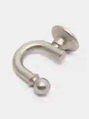 Серебряный крючок металлический