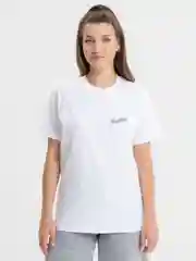Белый футболка женская, с принтом, 100% хлопок