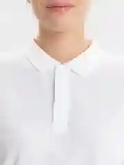 Белый футболка поло женская